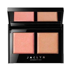 Morphe X Jaclyn Cosmetics Bronze & Blushing Duo In Warm Flush And Golden Goddess